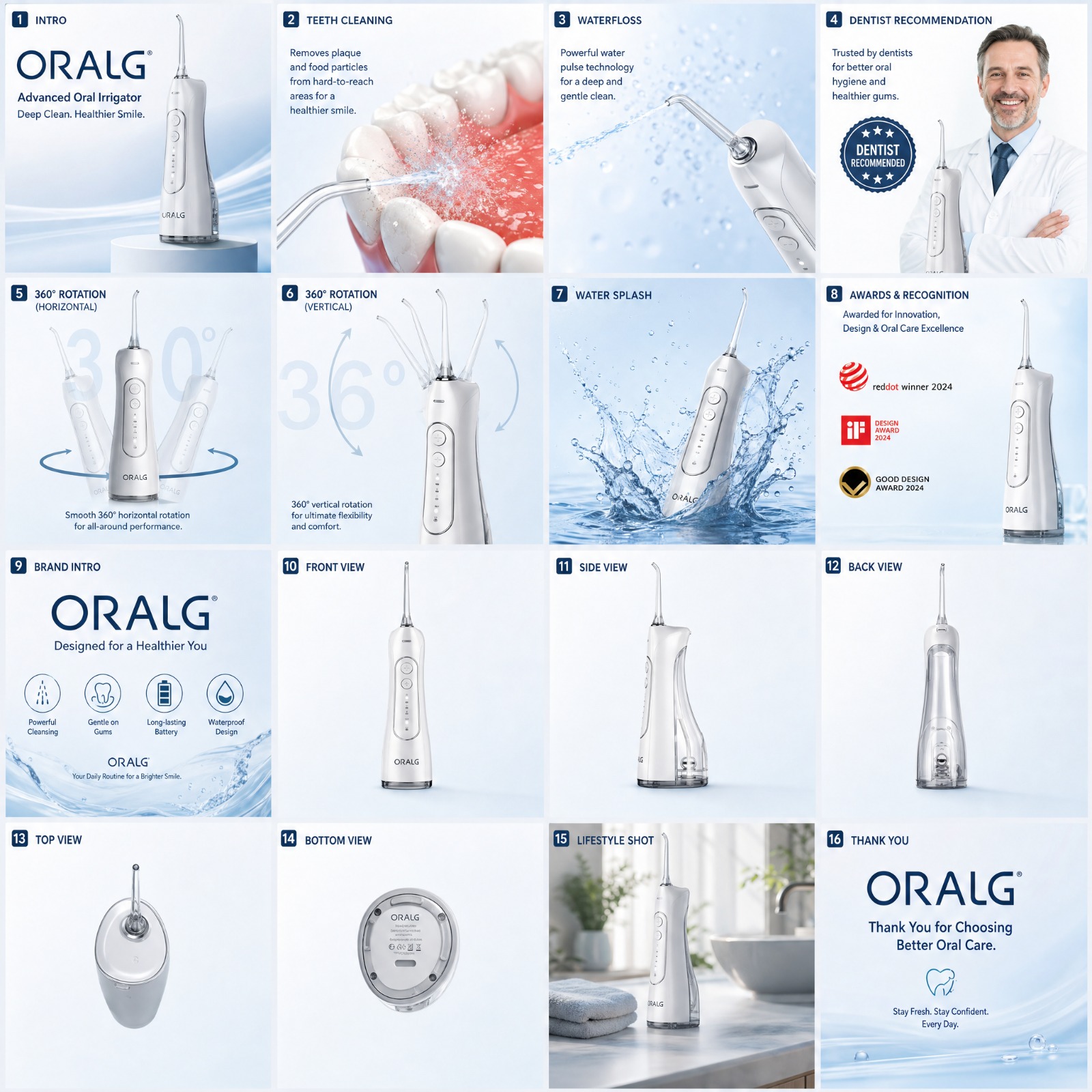 AI Video Ads - OralG Oral Irrigator